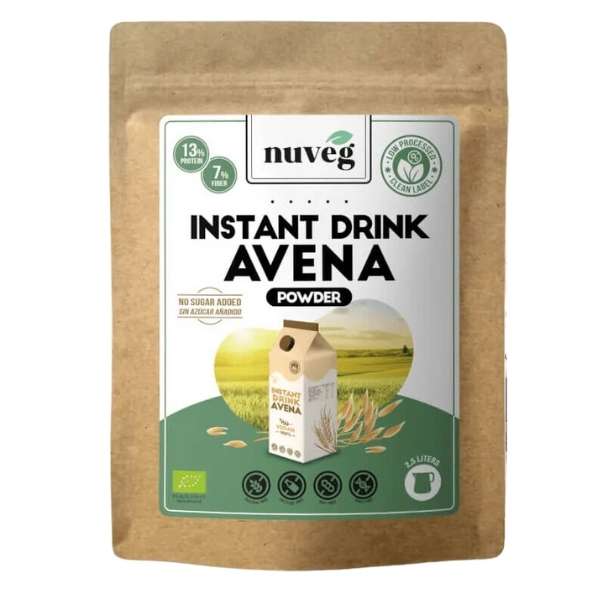 Bebida Instantánea De Avena Bio 200 G. - Nuveg