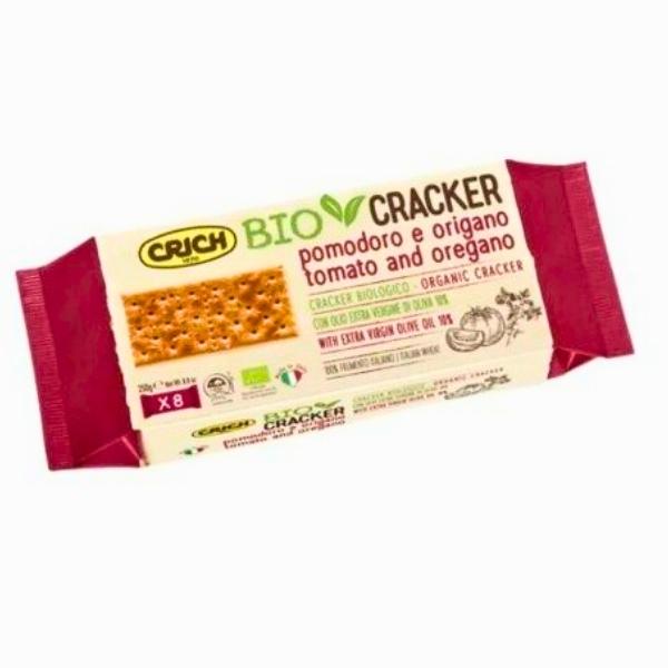 Biocrackers Tomate Orégano 250 G. - Crich