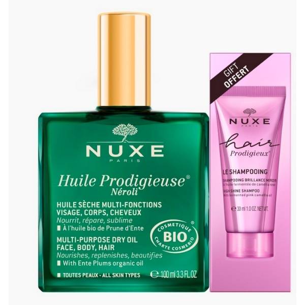 Nuxe Huile Prod Neroli + Champú Brillo Sublime - Nuxe