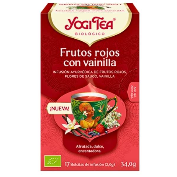 Frutos Rojos Con Vainilla 17 Filtros - Yogi Tea