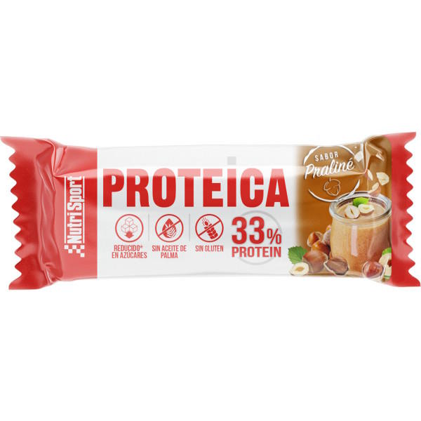 Barrita Proteica Sabor Praliné 44 G. - Nutrisport