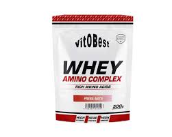 Whey Amino Complex Fresa Y Nata 500 G. - VitoBest