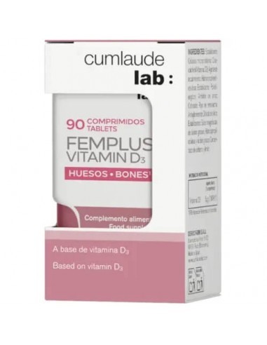Femplus Vitamina D3 90 Comprimidos - Cumlaude