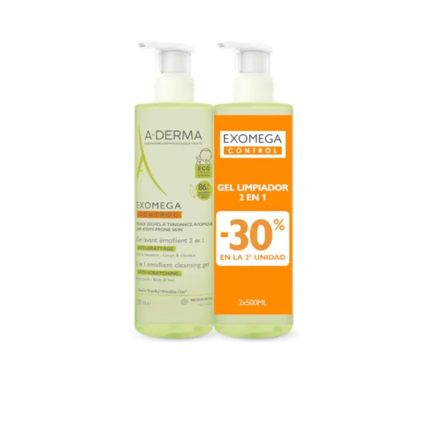 Duplo Exomega Control Gel 2 X 500 Ml. - A Derma