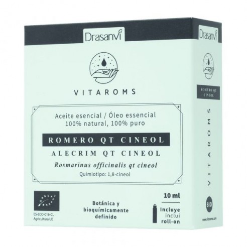 Aceite Esencial Romero Qt Cineol 10 Ml. Vitaroms - Drasanvi
