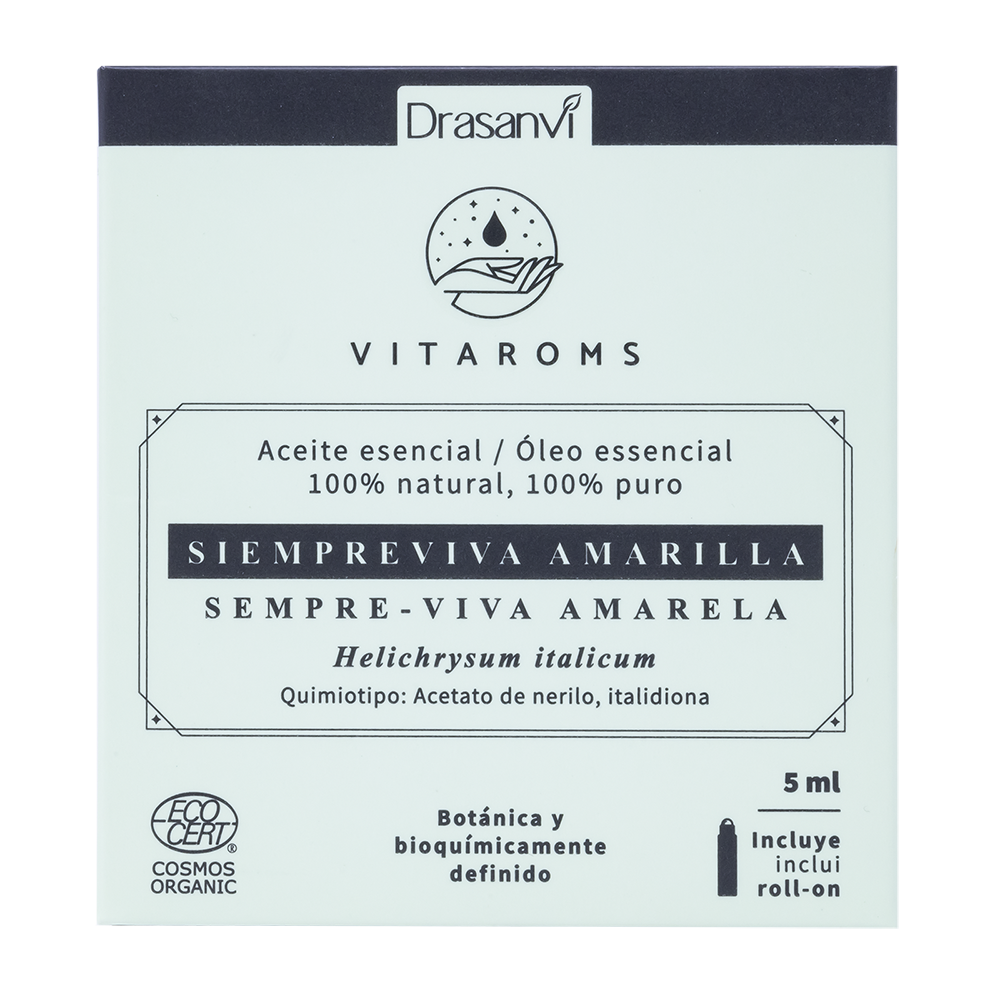 Aceite Esencial Siempre Viva Amarilla 5 Ml. Vitaroms - Drasanvi