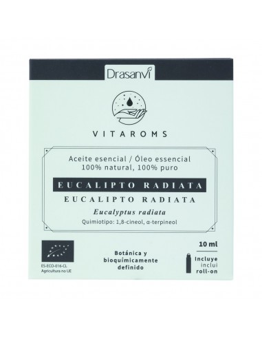 Aceite Esencial Eucalipto Radiata 10 Ml. Vitaroms - Drasanvi