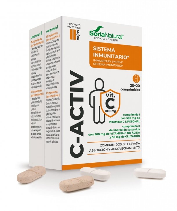 C Activ 20 + 20 Comprimidos - Soria Natural
