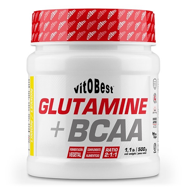 Glutamina + Bcaa Complex Limón 500 G. - VitoBest