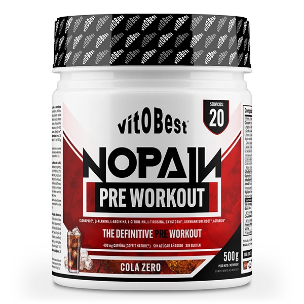 No Pain Pre Workout 500 G. Cola - VitoBest