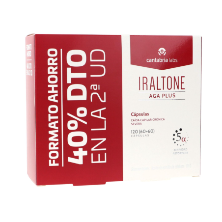 Iraltone Pack Duplo Aga Plus 60 + 30 Cápsulas - Cantabria Labs