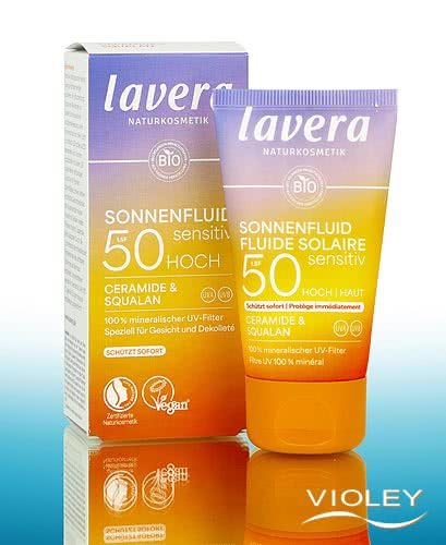 Fluido Solar Facial Sensitive Spf50 40 Ml. - Lavera