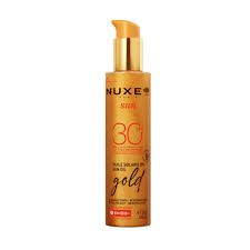 Aceite Bronceador Gold Rostro Y Cuerpo Spf 30 + 150 Ml. - Nuxe