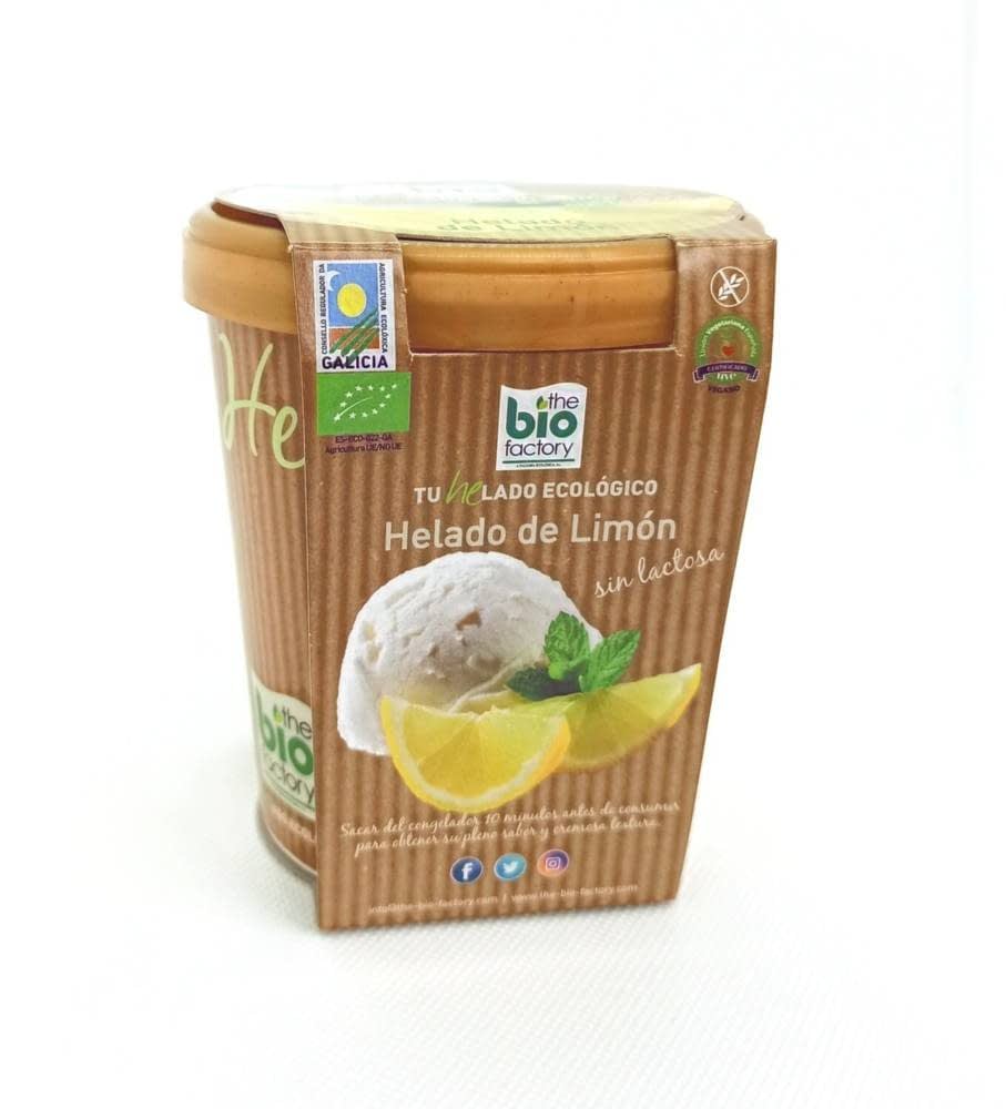 Helado Sorbete De Limón Vegano Bio 480 Ml. - The Bio Factory