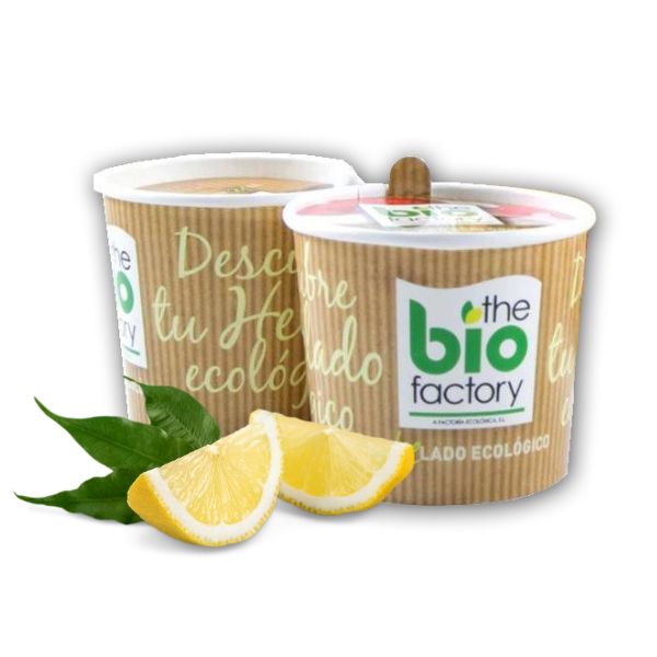 Helado Sorbete De Limón Vegano 100 Ml. - The Bio Factory