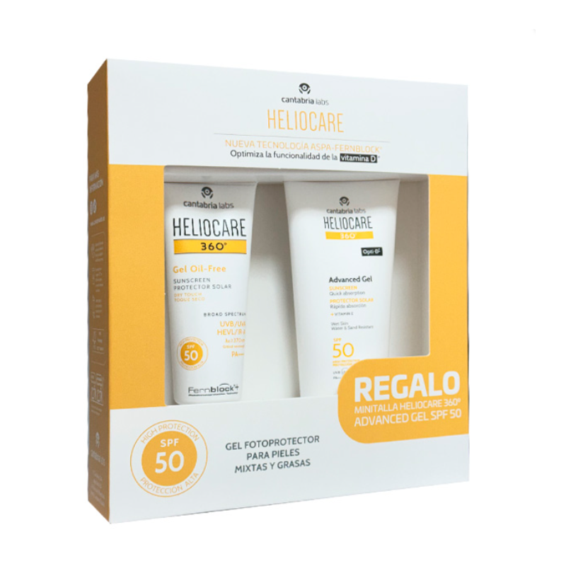 Heliocare 360º Gel Oil Free Spf50+ 50 Ml. + Regalo - Cantabria Labs