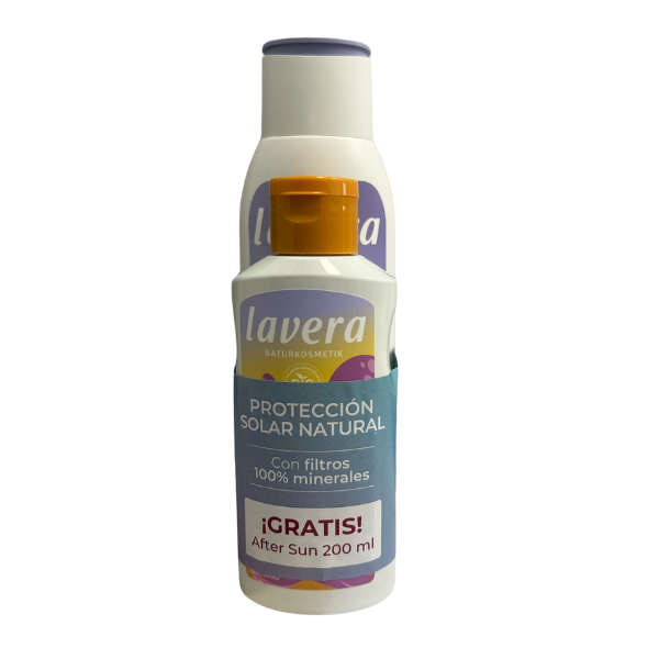 Pack Loción Solar Niños Sensitive Spf 50 100 Ml. + Aftersun 200 Ml. - Lavera