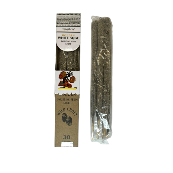 Incienso Golden Salvia Blanca 30 Gr - Vijayshree