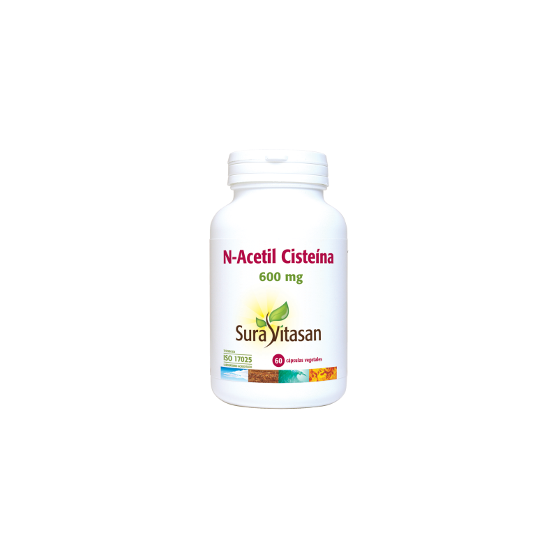 N Acetil Cisteína 60 Cápsulas 600 Mg. - Suravitasan