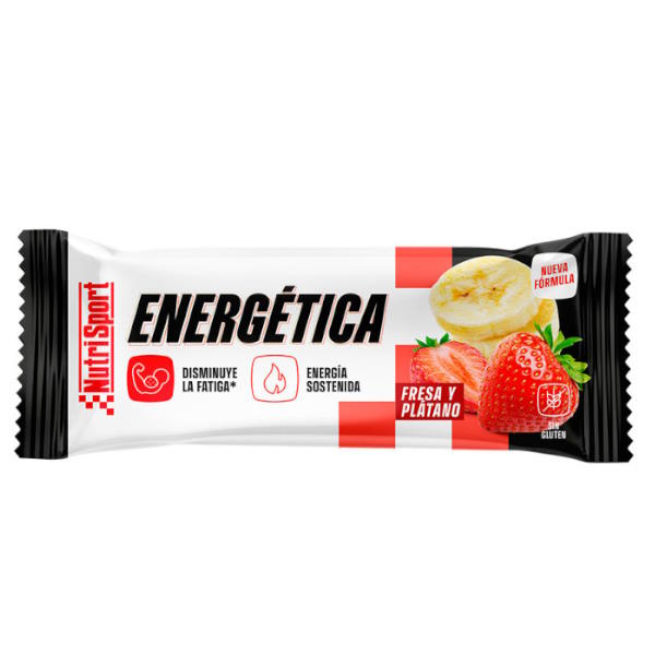 Barrita Energética Fresa Y Plátano 49 G. - Nutrisport