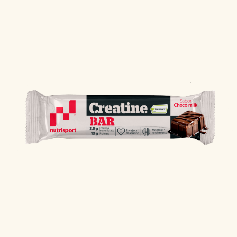 Barrita Creatine Bar Choco Milk 44 G. - Nutrisport