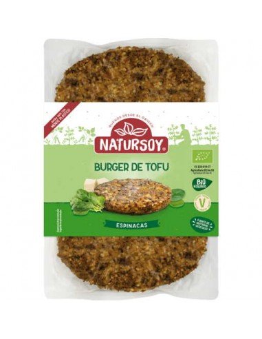 Hamburguesa Tofu Y Espinacas 160 G. - Natursoy