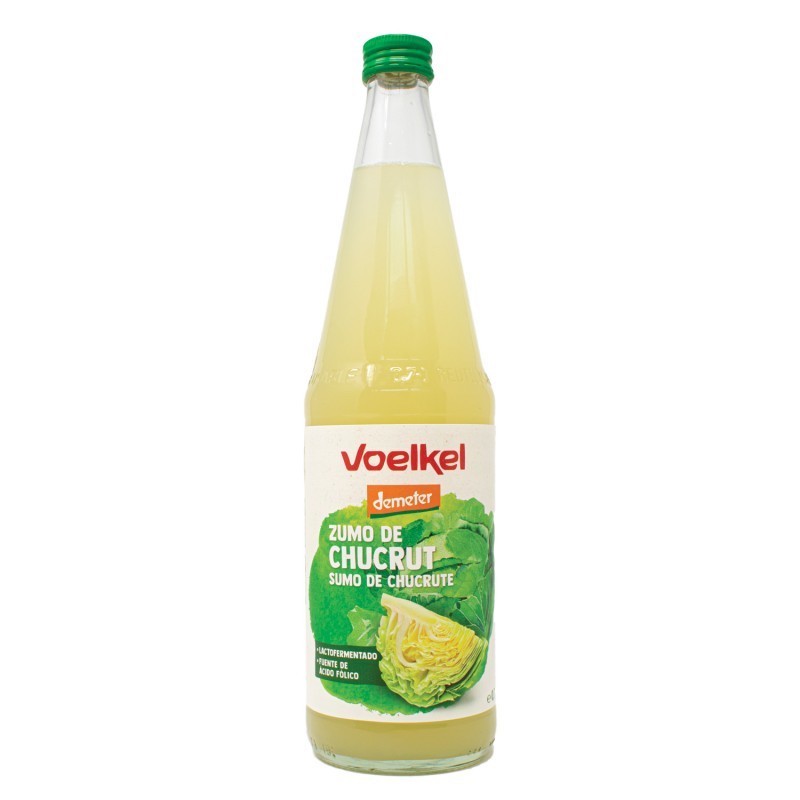 Zumo De Chucrut Lactofermentado Bio 0,70 L. - Voelkel