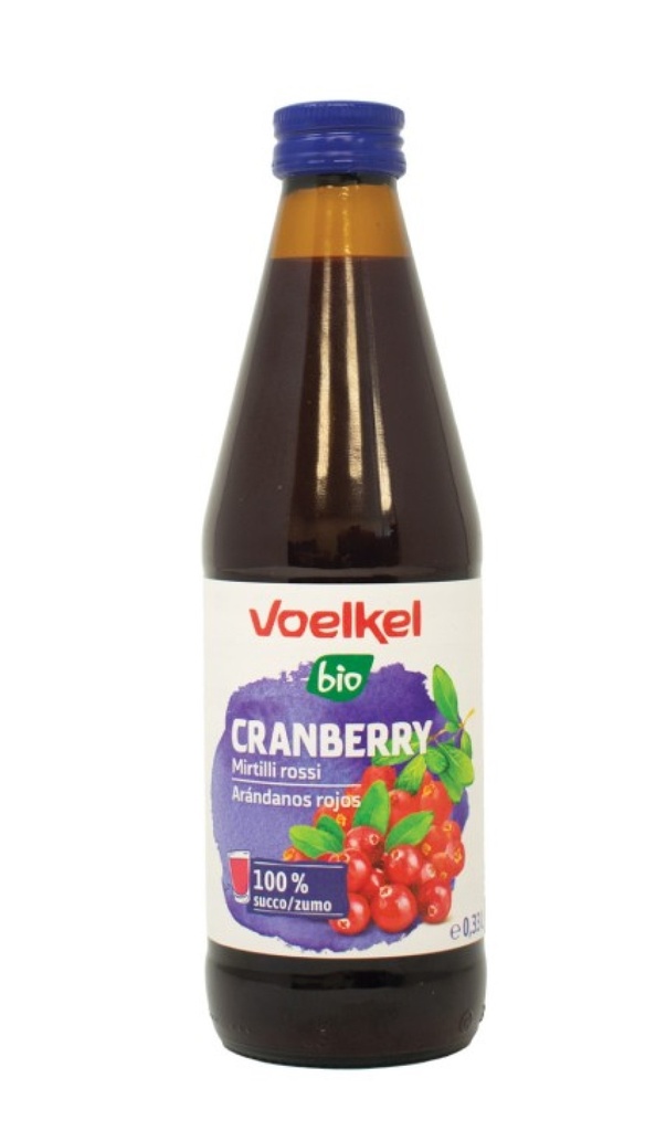 Zumo De Arándanos Rojos Puro Bio 330 Ml. - Voelkel