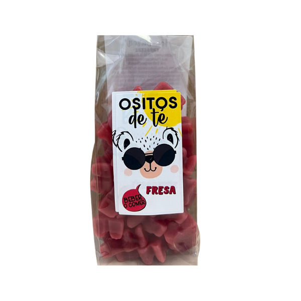 Ositos De Té De Fresa 125 G. - Tee Baren