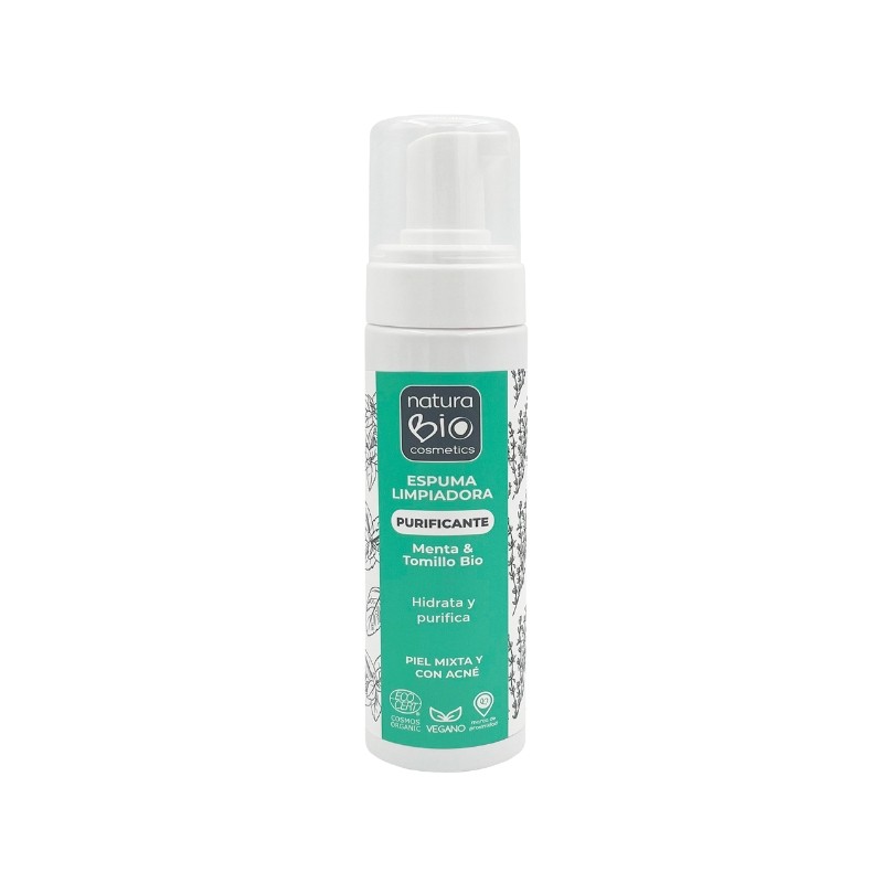 Espuma Limpiadora Purificante 200 Ml. - Naturabio