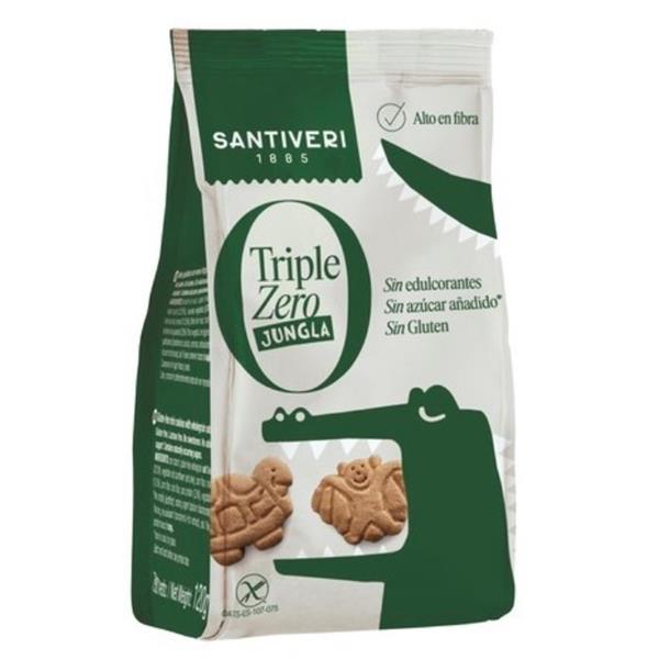 Galletas Jungla Triple Zero 120 G. - Santiveri