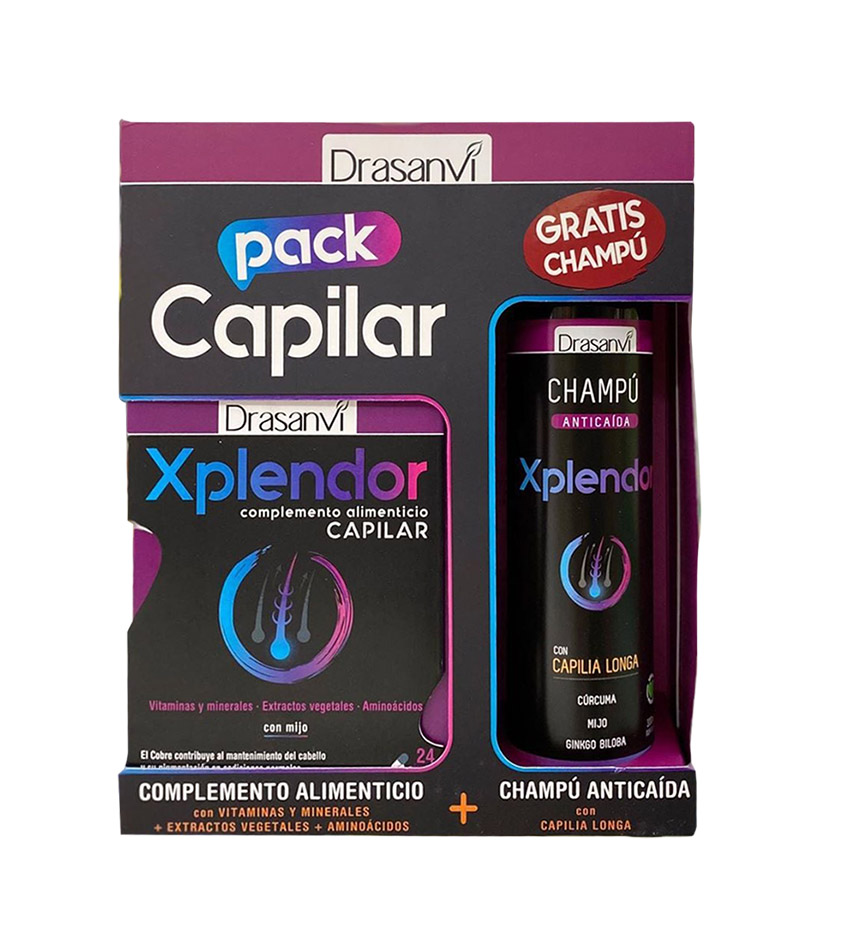 Pack Capilar Xplendor + Champú Anticaída Gratis - Drasanvi