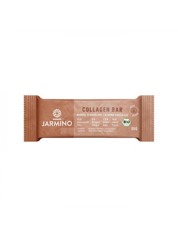 Barrita Colágeno Bio Almendra Y Cacao 55 G. - Jarmino
