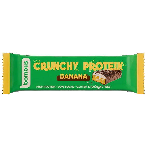 Barrita Crunchy Protein Banana 50 G. - Bombus