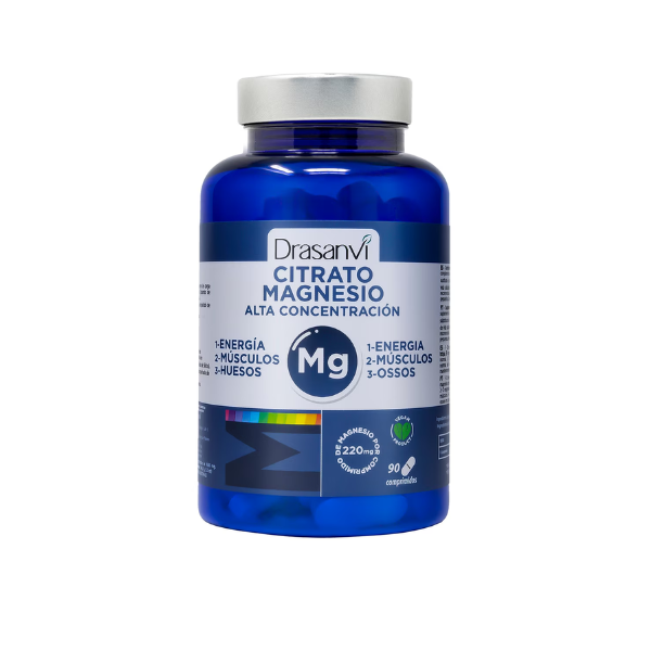 Citrato Magnesio Alta Concentración 90 Comprimidos 220 Mg. - Drasanvi