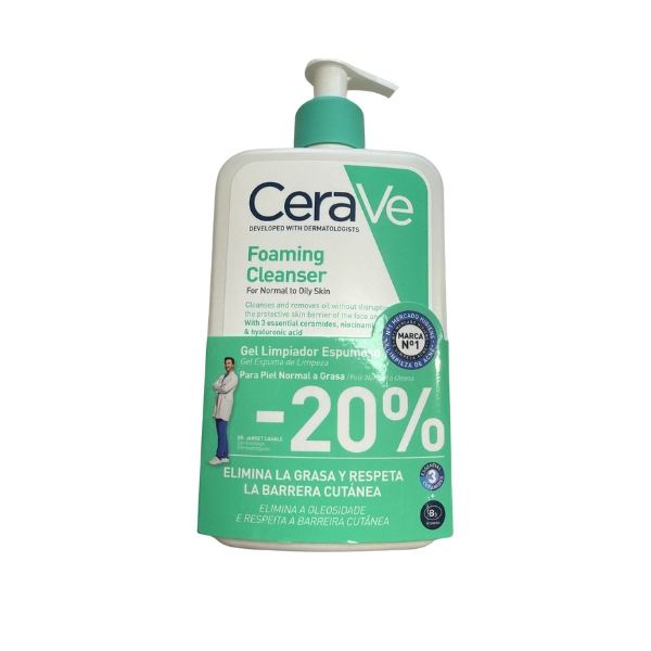 Gel Limpiador Espumoso 473 Ml 20 % - Cerave