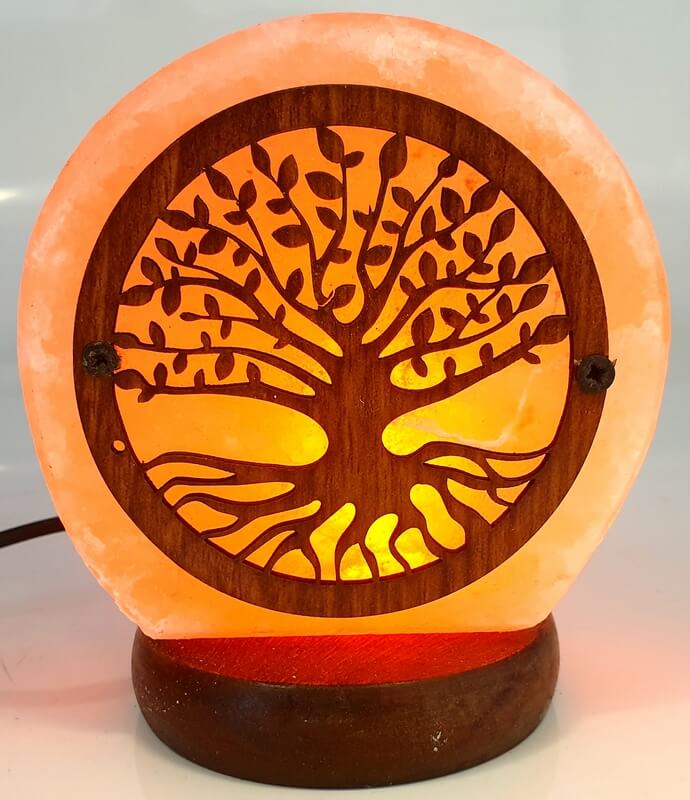 Lámpara De Sal Del Himalaya Árbol De La Vida Usb - Cm Web Solutions