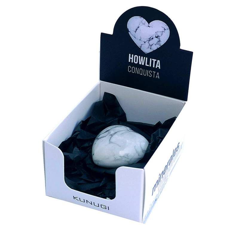 Corazón Howlita Blanca - Kunugi