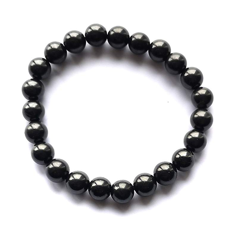 Pulsera Shungita Bola 8 Mm. - Kunugi