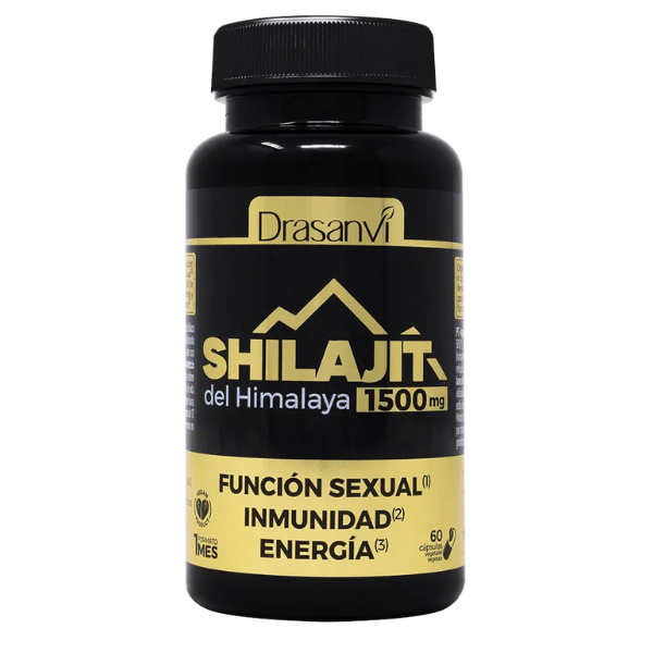 Shilajit 60 Cápsulas 1500 Mg. - Drasanvi