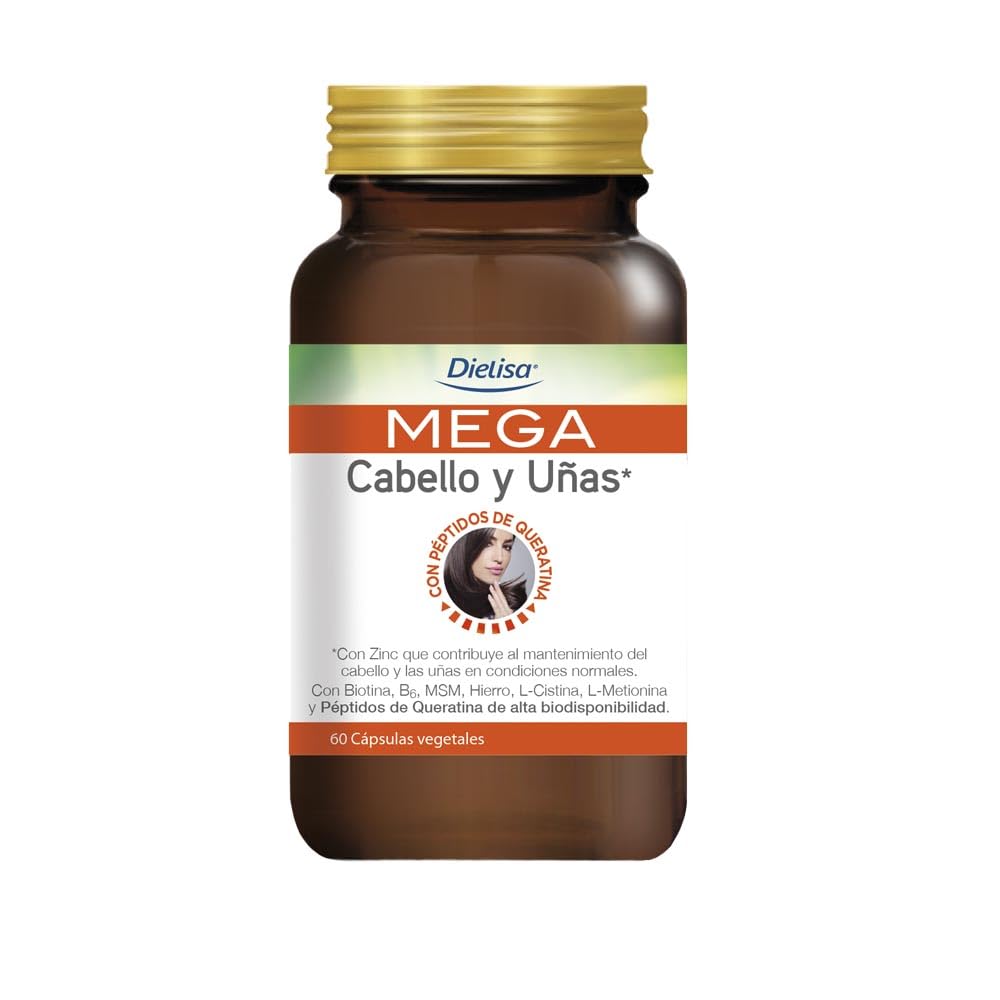 Mega Cabello Y Uñas 60 Cápsulas - Dielisa