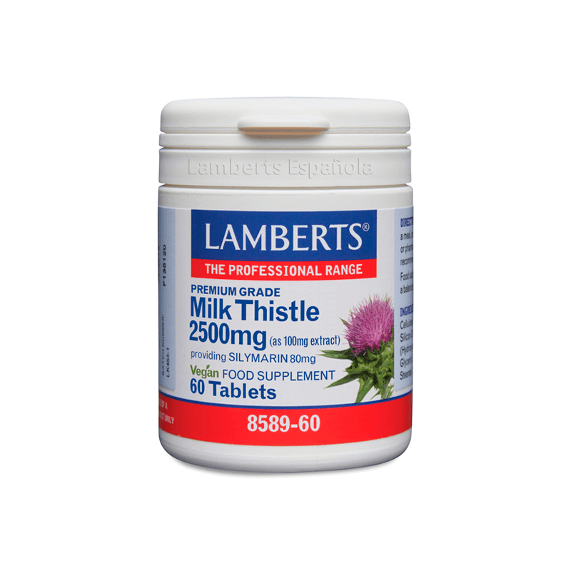 Cardo Maríano 2500 Mg. 60 Tabletas - Lamberts