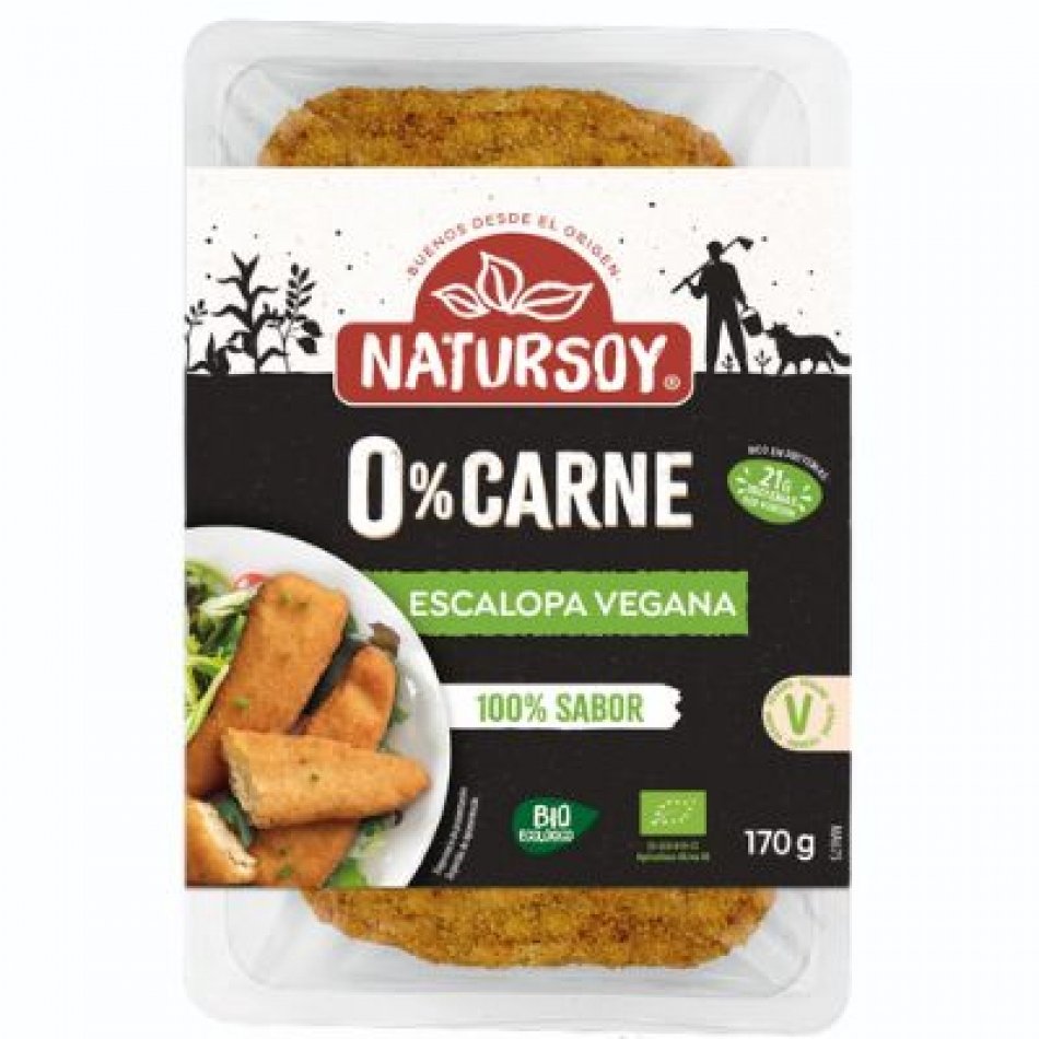 Escalopa Vegana 170 G. - Natursoy