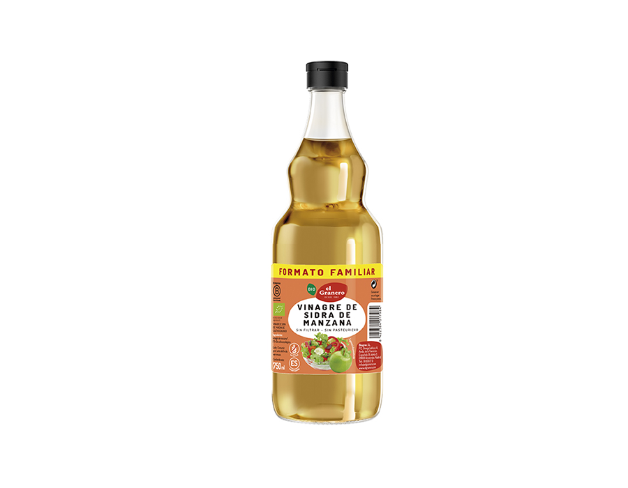 Vinagre De Sidra De Manzana Bio 750 Ml. - El Granero