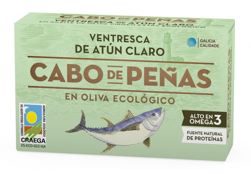 Ventresca Atún Claro Aceite De Oliva Virgen Extra Ecológico - Cabo De Peñas