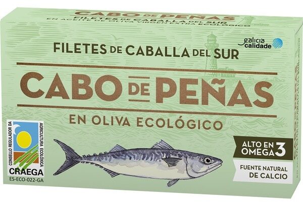Filete De Caballa Sur Aceite De Oliva Virgen Extra Ecológico - Cabo De Peñas