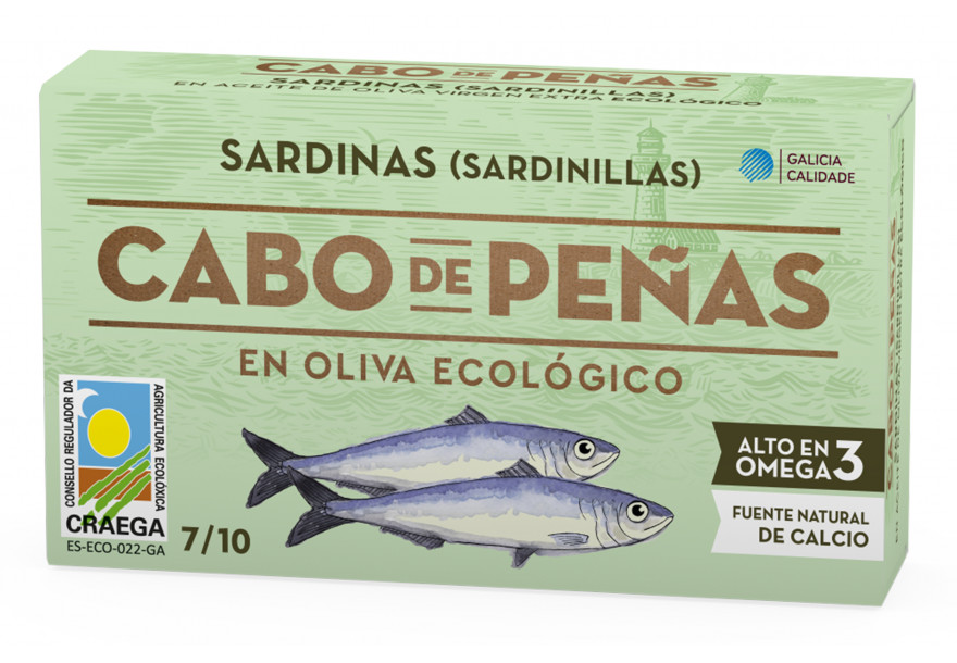 Sardinilla Aceite De Oliva Virgen Extra Ecológico - Cabo De Peñas