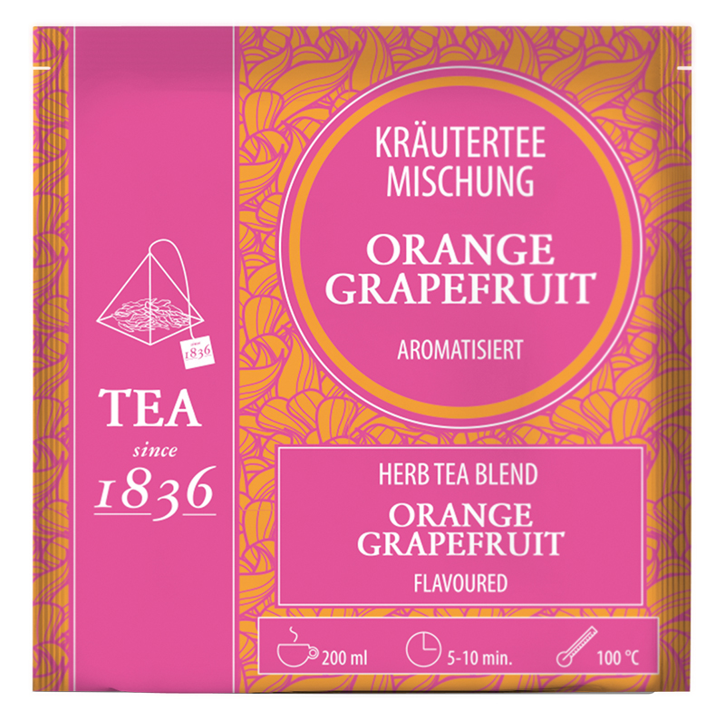 Pirámide De Té Orange Grapefruit 4 G. - Tea