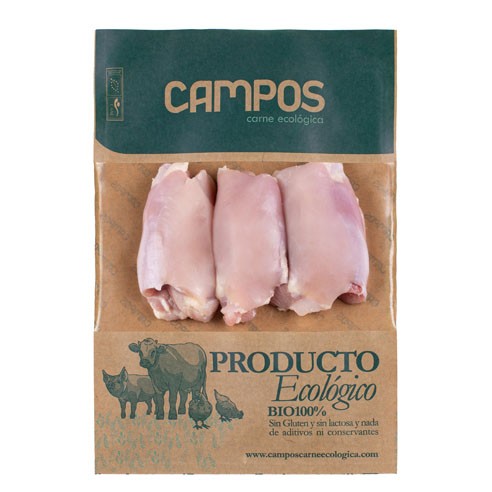 Contramuslo De Pollo Sin Hueso Y Sin Piel Ecológico Kg. - Campos