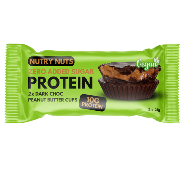 Dark Choc Peanut Butter Cups 2 X 21 G. - Nutry Nuts